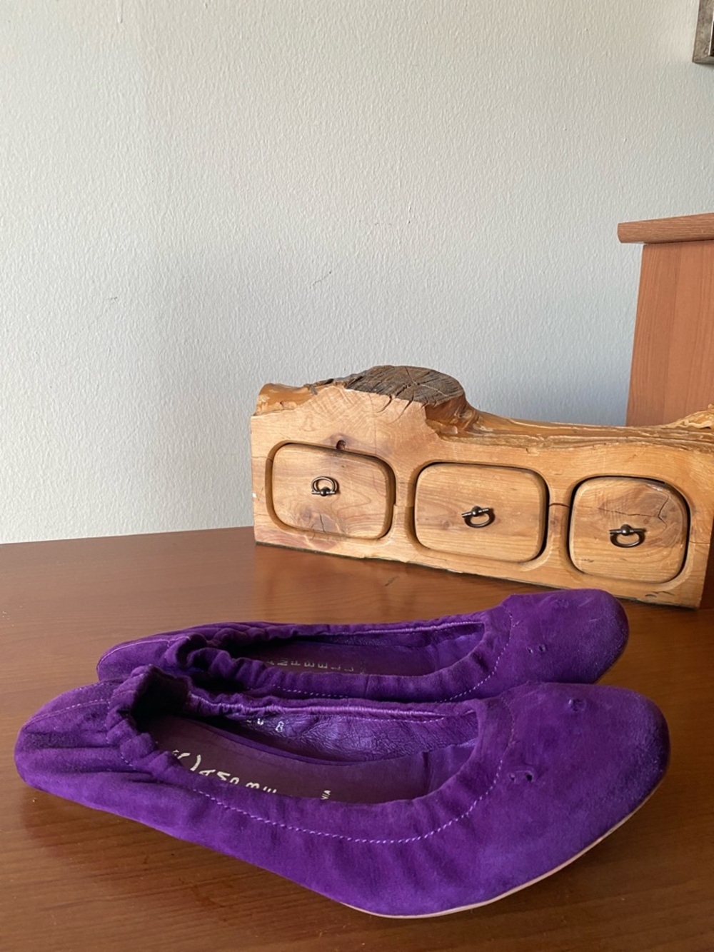 Jeffrey Campbell Purple Ballet Flats